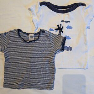 Petit bateau and jacadi t shirt